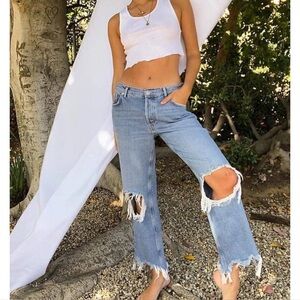 We The Free People Maggie Mid-Rise Cropped Jeans – Size 27